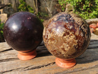 Polished Nick's Pick of Mixed Spheres x 6 From Southern Africa