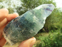 Natural Watermelon Fluorite Cobbed & Stone Sealed Selected Pieces x 12 From Uis, Namibia - TopRock