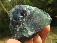 Natural Watermelon Fluorite Cobbed & Stone Sealed Selected Pieces x 12 From Uis, Namibia - TopRock