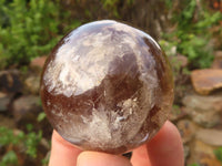 Polished  Beautiful Smokey Quartz Crystal Balls  x 6 From Madagascar