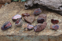 Polished One Sided Sashe River Agate Nodules - sold per 1 Kg - from Sashe River, Zimbabwe - TopRock