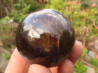 Polished  Beautiful Smokey Quartz Crystal Balls  x 6 From Madagascar