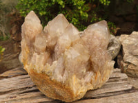 Natural Cascading Smokey Quartz Cluster  x 1 From Luena, Congo