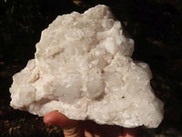 Natural Floater Candle Quartz Clusters  x 2 From Madagascar