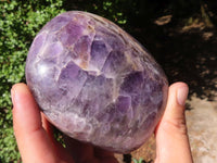 Polished Smokey Flower Dream Amethyst Standing Free Forms  x 3 From Madagascar - TopRock