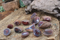 Polished One Sided Sashe River Agate Nodules - sold per 1 Kg - from Sashe River, Zimbabwe - TopRock