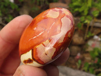 Polished  Polychrome / Picasso Jasper Palm Stones  x 20 From Madagascar