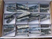 Natural Single Blue Kyanite Crystals  x 30 From Karoi, Zimbabwe