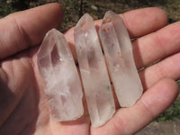 Natural Single Optic to Semi Optic Quartz Crystals  x 48 From Madagascar - TopRock