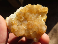 Natural Golden Limonite / Lemonite Quartz Clusters  x 5 From Zambia - Toprock Gemstones and Minerals 