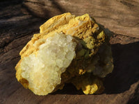 Natural Golden Limonite / Lemonite Quartz Clusters  x 5 From Zambia - Toprock Gemstones and Minerals 