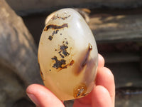 Polished Mixed Agate Standing Free Forms x 6 From Madagascar