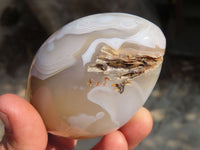 Polished Mixed Agate Standing Free Forms x 6 From Madagascar