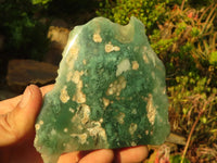 Polished  One Side Polished Emerald Mtorolite Plates  x 6 From Zimbabwe