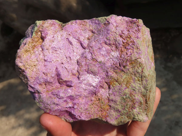 Natural Rough Stichtite & Serpentine Specimens x 2 From Barberton, South Africa