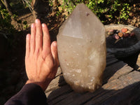 Polished Large Cascading Smokey Quartz Crystal x 1 From Angola