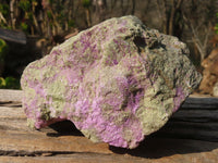 Natural Rough Stichtite & Serpentine Specimens x 2 From Barberton, South Africa