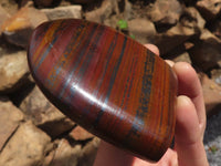 Polished Banded Tiger Iron Stone Standing Free Forms  x 4 From Northern Cape, South Africa - TopRock