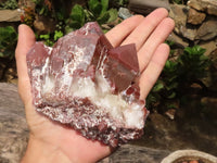 Natural Red Hematoid Phantom Quartz Clusters  x 2 From Karoi, Zimbabwe - TopRock