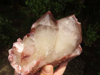 Natural Red Hematoid Phantom Quartz Clusters  x 2 From Karoi, Zimbabwe - TopRock