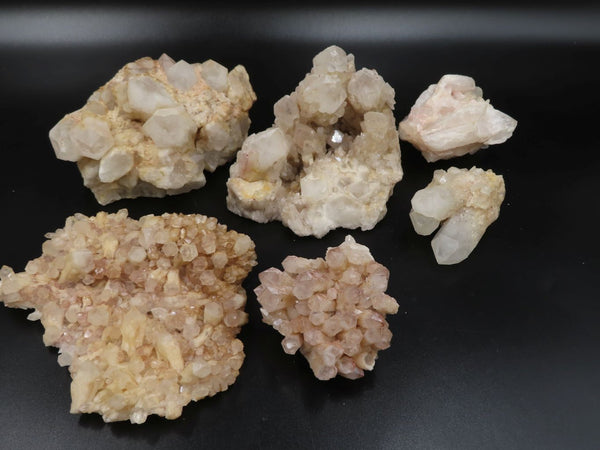 Natural Mixed Malagasy Quartz Clusters x 6 From Madagascar - TopRock