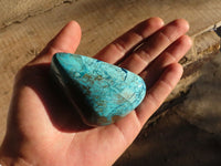 Polished Blue Shattuckite Free Forms  x 6 From Kaokoveld, Namibia - Toprock Gemstones and Minerals 