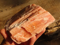 Natural New Sunset Orange Calcite Specimens  x 4 From Spitzkop, Namibia