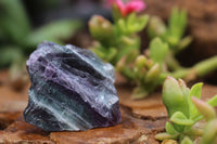 Natural Selected Cobbed Small Watermelon Fluorite Pieces - sold per 2 Kg - From Uis, Namibia - TopRock