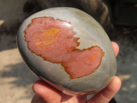 Polished Polychrome Jasper Standing Free Forms  x 3 From Madagascar