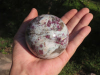Polished Pink Rubellite Tourmaline Spheres x 2 From Ambatondrazaka, Madagascar - TopRock