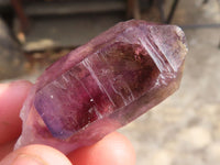 Natural Skeletal Smokey Amethyst Crystals  x 24 From Chiredzi, Zimbabwe