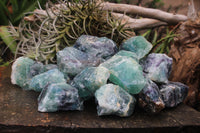 Natural Watermelon Fluorite Cobbed Specimens - Sold per 5kg - From Uis, Namibia - TopRock