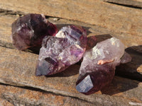 Natural Skeletal Smokey Amethyst Crystals  x 24 From Chiredzi, Zimbabwe