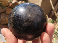 Polished Rare Iolite / Water Sapphire Spheres  x 3 From Madagascar - TopRock