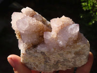 Natural Pale Spirit Amethyst Quartz Clusters  x 2 From Boekenhouthoek, South Africa - Toprock Gemstones and Minerals 