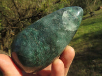 Polished Green Fuchsite Quartz Standing Free Forms  x 7 From Andakatani, Madagascar - TopRock