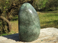 Polished Green Fuchsite Quartz Standing Free Forms  x 7 From Andakatani, Madagascar - TopRock