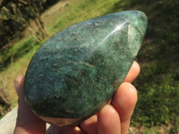 Polished Green Fuchsite Quartz Standing Free Forms  x 7 From Andakatani, Madagascar - TopRock