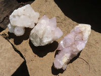 Natural Small Mixed Spirit Quartz Clusters  x 35 From Boekenhouthoek, South Africa - TopRock