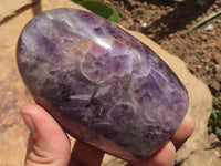 Polished Flower Amethyst Standing Free Forms  x 4 From Madagascar - TopRock