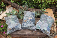 Natural Selected Cobbed Large Sized Watermelon Fluorite Pieces - sold per 5 Kg - From Uis, Namibia - TopRock