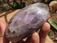 Polished Flower Amethyst Standing Free Forms  x 4 From Madagascar - TopRock