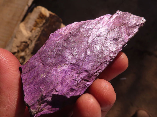 Natural Metallic Purpurite Cobbed Specimens  x 12 From Erongo, Namibia - Toprock Gemstones and Minerals 