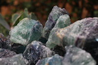 Natural Selected Cobbed Large Sized Watermelon Fluorite Pieces - sold per 5 Kg - From Uis, Namibia - TopRock