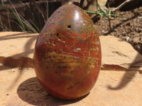 Polished Deep Red Flame Jasper Standing Free Forms x 2 From Madagascar - TopRock