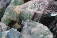 Natural Selected Cobbed Large Sized Watermelon Fluorite Pieces - sold per 5 Kg - From Uis, Namibia - TopRock