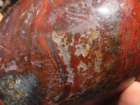 Polished Deep Red Flame Jasper Standing Free Forms x 2 From Madagascar - TopRock