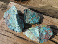 Natural Rough Shattuckite Cobbed Specimens x 12 From Kaokoveld, Namibia