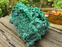 Natural Large Chatoyant Silky Malachite Specimen x 1 From Congo - Toprock Gemstones and Minerals 