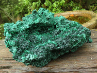 Natural Large Chatoyant Silky Malachite Specimen x 1 From Congo - Toprock Gemstones and Minerals 